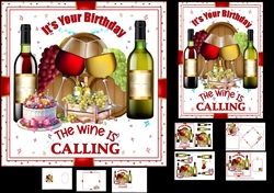 Time to wine 7x7 & A5 mini kit
