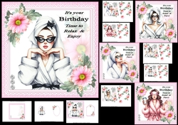 6x6 Relax and enjoy choice of four mini kit