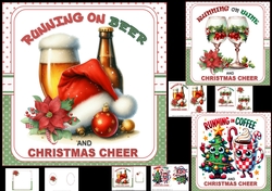 7x7 Christmas cheer drinks choice of three mini kit