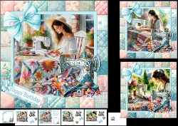 Image of cup1374338_1209 - 7x7 Lets get quilting choice of three mini kit