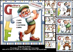 cup1378357_1209 - 7x7 Fun golfers instructions choice of four mini kit