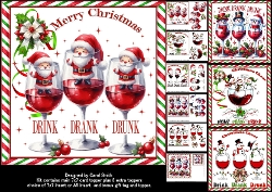 7x7 Christmas cheer choice of four mini kit