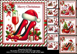 Image of cup1013301_1209 - 7x7 Fabulous Christmas wishes choice 0f four mini kit