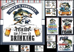 Just a fish story 7x7 & A5 mini kit