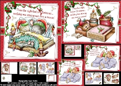 The Christmas mouse 7x7 & A5 mini kit
