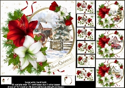 Image of cup419984_1209 - 7x7 Christmas on the farm choice of four mini kit