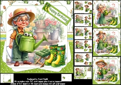 Image of cup1395000_1209 - 7x7 Grandma loves her garden choice of four mini kit