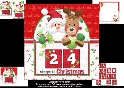 7x7 Countdown to Christmas calender