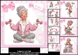 cup1414533_1209 - 7x7 Grandma loves her exercising choice of four mini kit
