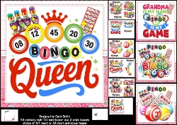7x7 Bingo crazy choice of four mini kit