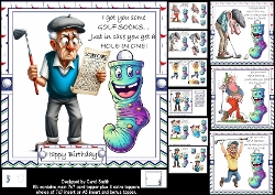Image of cup421156_1209 - 7x7 The golfers gift choice of four mini kit