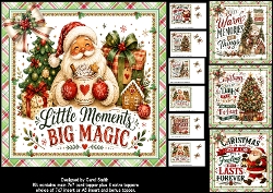 7x7 make Christmas memories choice of four mini kit