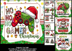 7x7 Christmas gamer choice of four mini kit