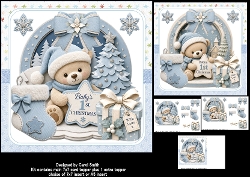 cup1458255_1209 - 7x7 Baby boys first Christmas choice of two mini kit