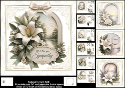 7x7 With deepest sympathy choice of four mini kit