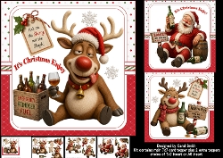 cup1463601_1209 - 7x7 Drunken reindeer games choice of three mini kit 