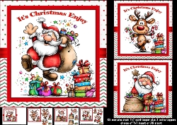 7x7 Woo Hoo Its Christmas choice of three mini kit