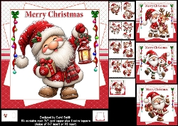 cup1471502_1209 - 7x7 Santa Christmas wishes choice of four mini kit