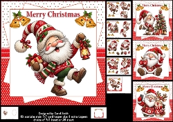 cup1471503_1209 - 7x7 Santa Christmas wishes 2 choice of four mini kit