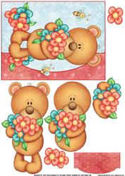 Flowers from Ted Envelope Card