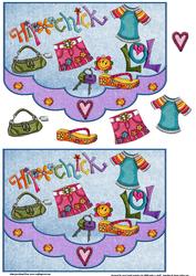 Hip Chick Envelope Card