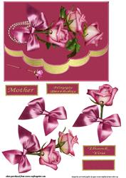 Roses and Pearls Double Scallop
