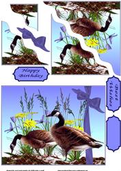 Canadian Geese Side Stacker