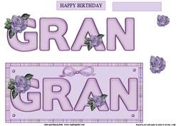Lavender Roses and Pearls for Gran