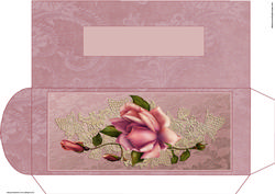 Antique Lace and Rose Choc Bar Packet