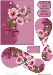 Flowers for Mum Teardrop Pyramid