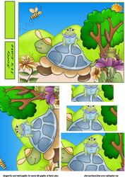 Belated Birthday Turtle Pyramage