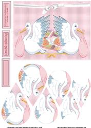 Twin Girls Double Teardrop