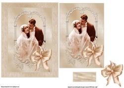 Vintage Wedding Couple