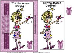 Tis the Season Darling Quick Card