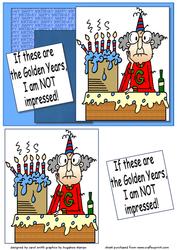 Gus in His Golden Years Quick Card