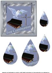 First Communion Teardrop Pyramid