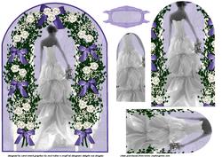 The Lavender Rose Wedding Arch Pyramid