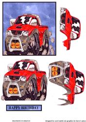 The Dirty Car Decoupage