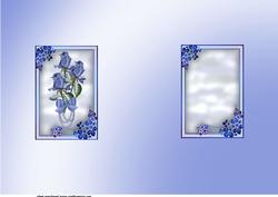 Blue Roses and Pearls Insert