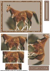 The Chestnut Mare and Her Foal Pyramid