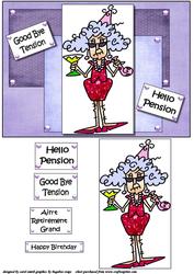 Stella Says Goodbye Tension Quick Card