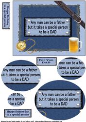 Any Man Can Be a Father Oval Pyramid