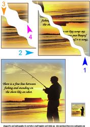 Sunset Fisherman Wavey Side Stacker