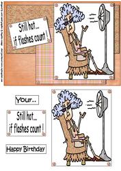 Stella Has Hot Flashes Quick Card