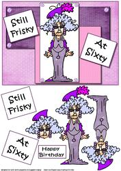 Stell's Frisky at Sixty Decoupage
