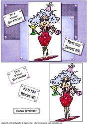 Stella Parties Her Panties Off Quick Card