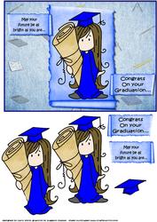 Congratulations to Ava the Grad in Blue