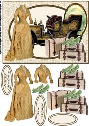 The Travels of a Vintage Lady Decoupage