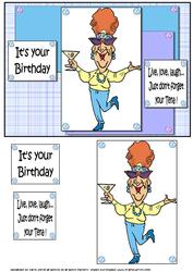 Mabel Says Live Love Laugh. Quick Card