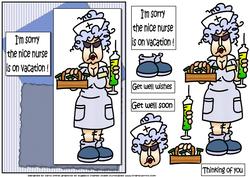 The Nice Nurse is on Holiday